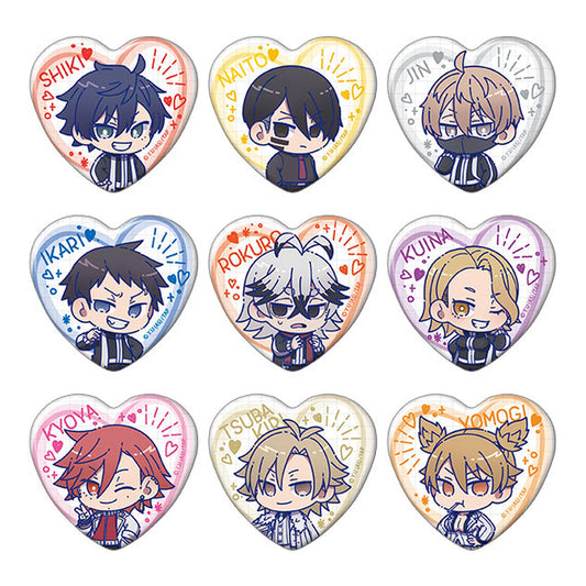 Tougen Anki Heart-shaped Chara Badge Collection 9Pack BOX - Image 1