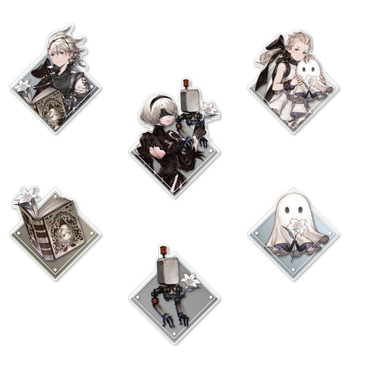 NieR Series 15th Anniversary Acrylic Magnet Collection 6Pack BOX - Image 1