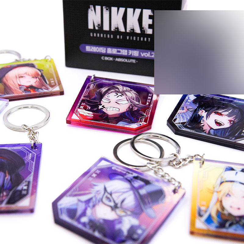 Goddess of Victory: Nikke Trading Hologram Double-sided Acrylic Keychain Vol.2 C -ABSOLUTE- 7Pack BOX - Image 3