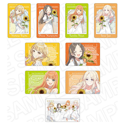 Gakuen iDOLM@STER Aurora Clear Card (Blind) sunflower ver. 9Item Set - Image 1