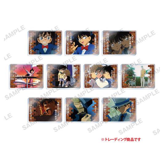 Detective Conan Trading Acrylic Block w/Quote vol.1 10Pack BOX - Image 1