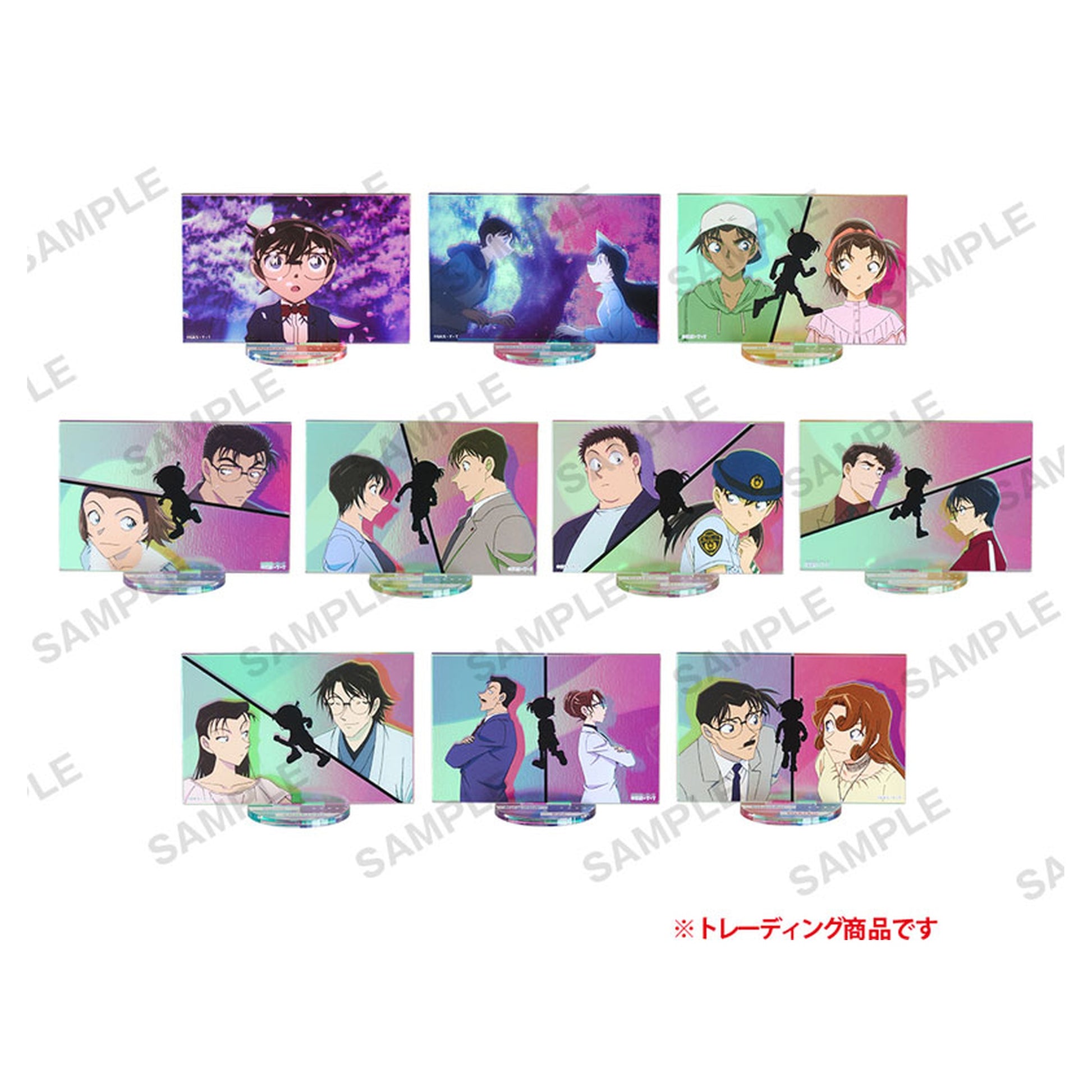 Detective Conan Trading Acrylic Stand Romance Aurora ver. 10Pack BOX - Image 1