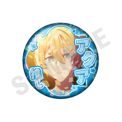 Oshi no Ko Trading Hologram Oshi Tin Badge vol.2 Aqua 8 Item Set - Image 5