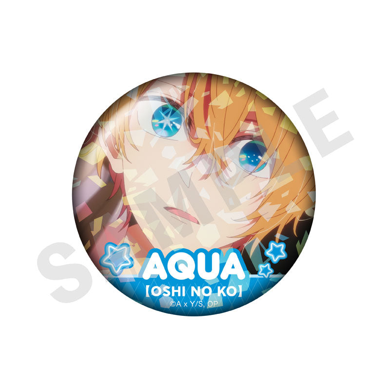 Oshi no Ko Trading Hologram Oshi Tin Badge vol.2 Aqua 8 Item Set - Image 8
