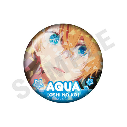 Oshi no Ko Trading Hologram Oshi Tin Badge vol.2 Aqua 8 Item Set - Image 8