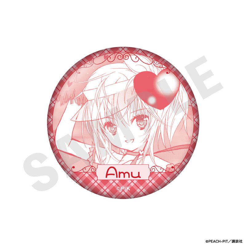 Shugo-chara! Trading Oshi Tin Badge Amu Hinamori Ver. 8Pack BOX - Image 8