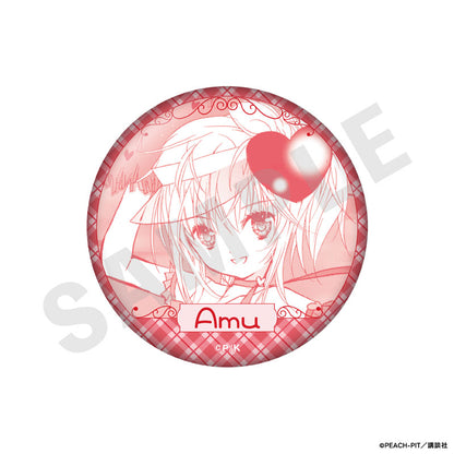 Shugo-chara! Trading Oshi Tin Badge Amu Hinamori Ver. 8Pack BOX - Image 8