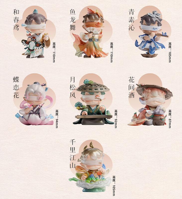 LODII Yama to Umi no Uta Series Mini Trading Figure 6Pack BOX - Image 3