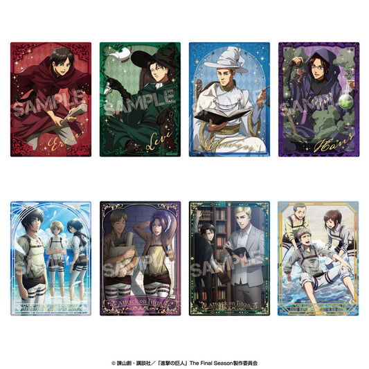 Attack on Titan TV Anime Bromide (Glossy Card) with Case Collection 8Pack BOX - Image 2