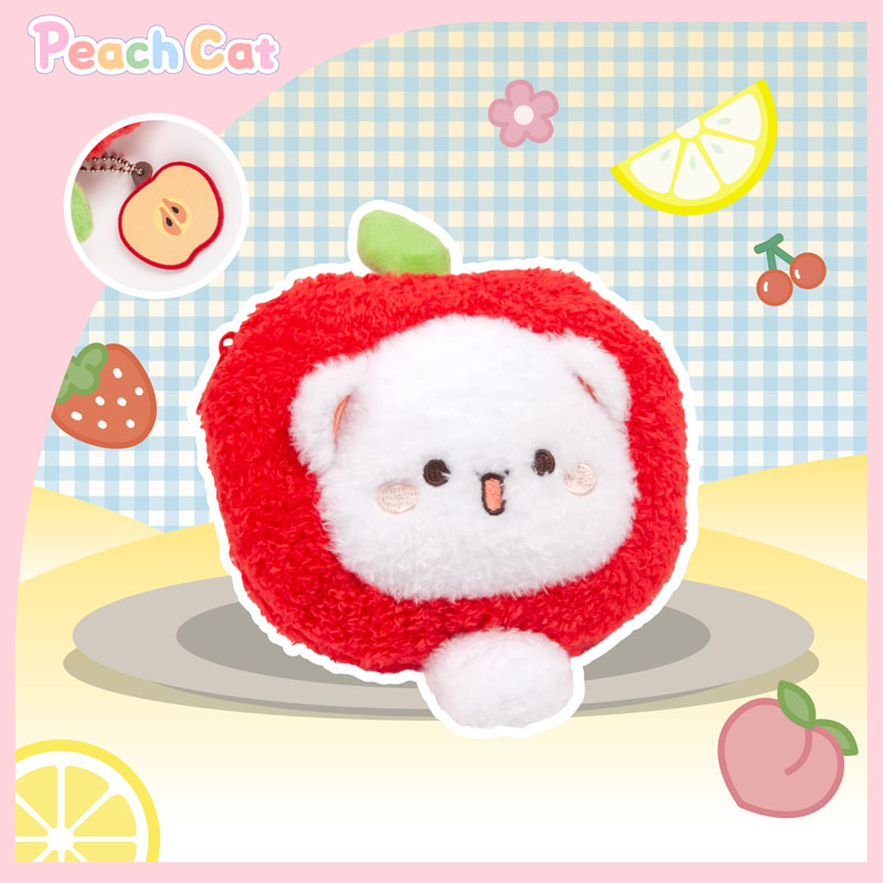 Peach Cat Peachy Meow Fluffball Series Trading Plush 6Pack BOX - Image 2