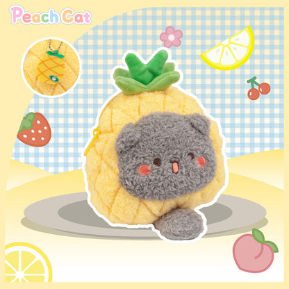 Peach Cat Peachy Meow Fluffball Series Trading Plush 6Pack BOX - Image 3