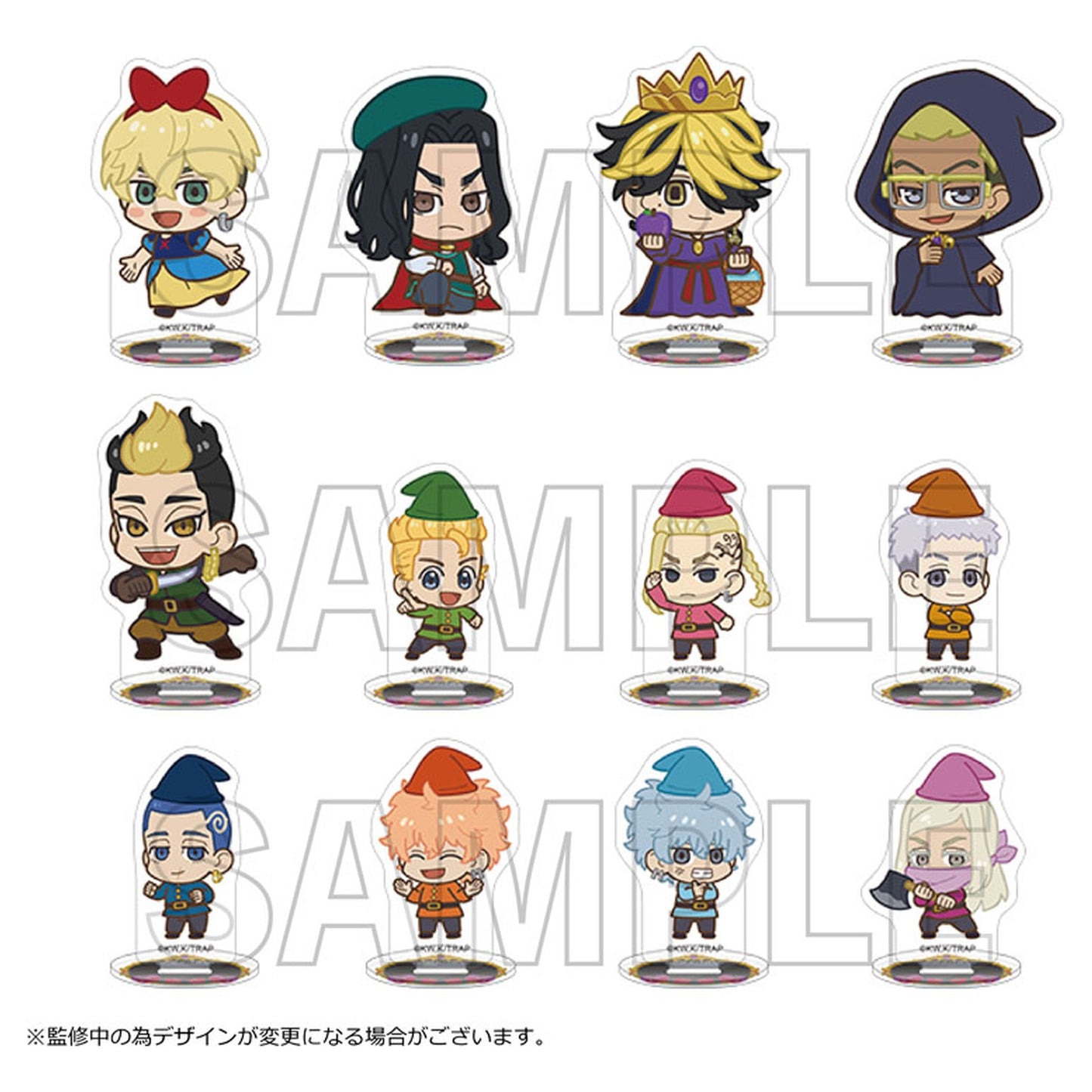 Fairy Tale Revengers Acrylic Stand Collection Snow White Version 12Pack BOX - Image 1