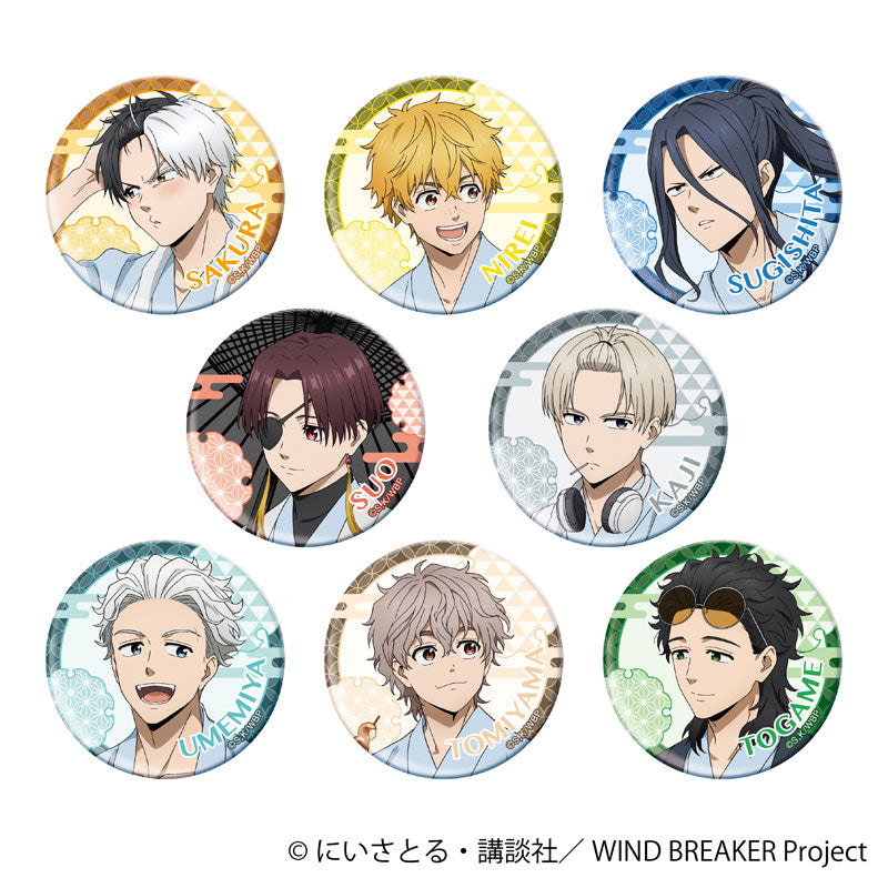 WIND BREAKER Chara Badge Collection -Autumn Color- 8Pack BOX - Image 2