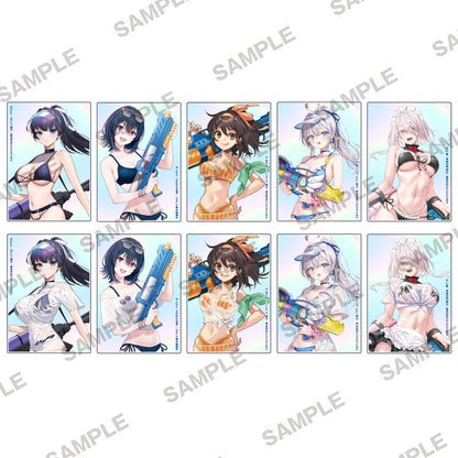 Sneaker Bunko Kirameki Tokimeki Splash Parade Tradable Aurora Acrylic Cards [1 Pack] - Image 2