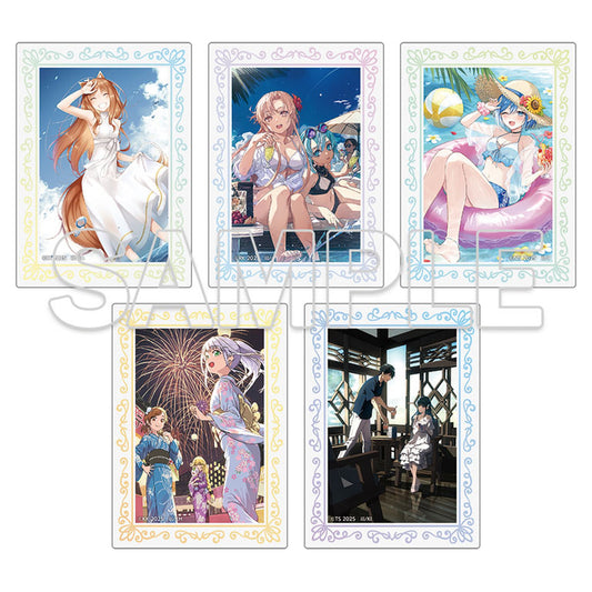 Dengeki Bunko Tradable Acrylic Card Ver.Summer2 - Image 1