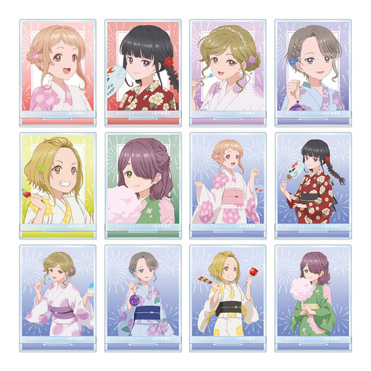 TV Anime Utagoe wa Mille-Feuille New Illustration Summer Festival ver. Trading Acrylic Stand 12Pack BOX - Image 1