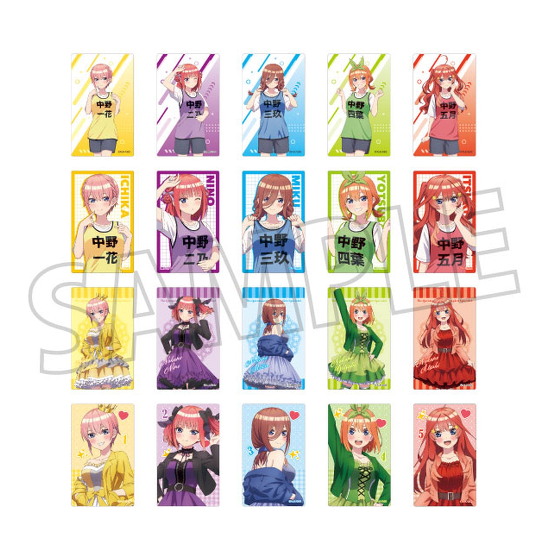 The Quintessential Quintuplets Trading Clear Card 10 Pack Box - Image 1