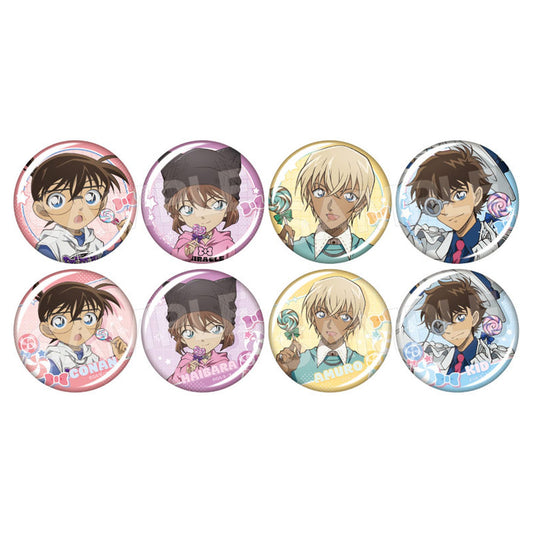 Detective Conan Chara Badge Collection (Lollipop) 8 Pack BOX - Image 1
