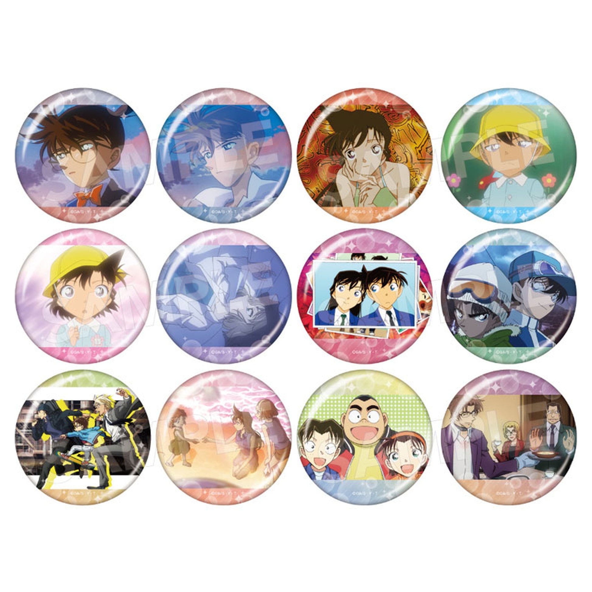 Detective Conan Chara Badge Collection (ED Cut Collection) 12Pack BOX - Image 1