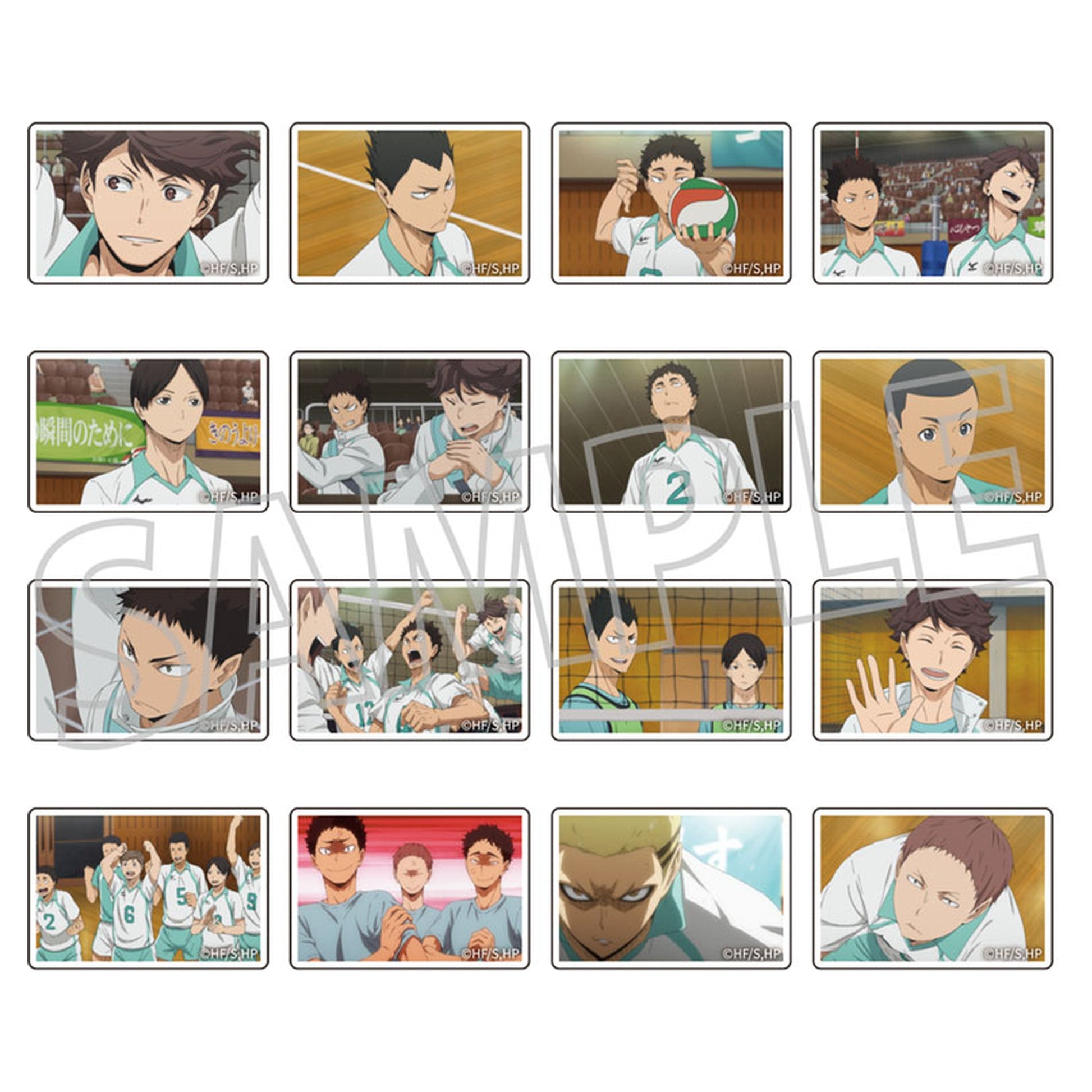 Haikyuu!! Custom Magnet Collection Aoba Johsai High School 8Pack BOX - Image 1