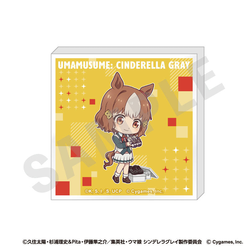 Uma Musume Cinderella Gray LoveIt! Series Mini Acrylic Block 9 Item Set - Image 3