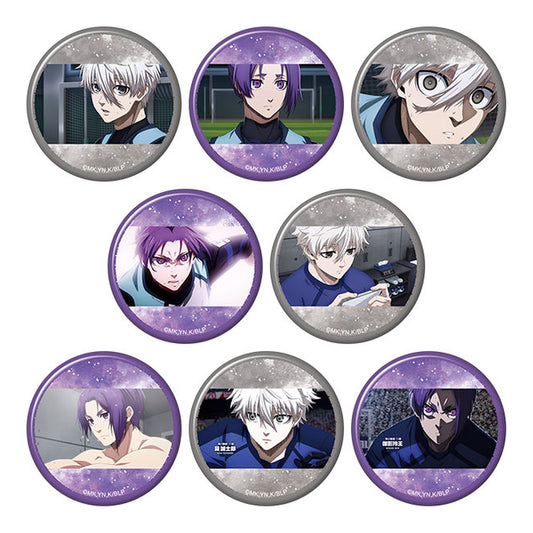 Bluelock 2nd Season Chara Badge Collection Seishirou Nagi & Reo Mikage 8Pack BOX - Image 1