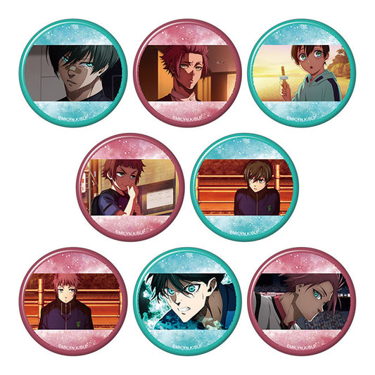 Bluelock 2nd Season Chara Badge Collection Rin Itoshi & Sae Itoshi 8Pack BOX - Image 1