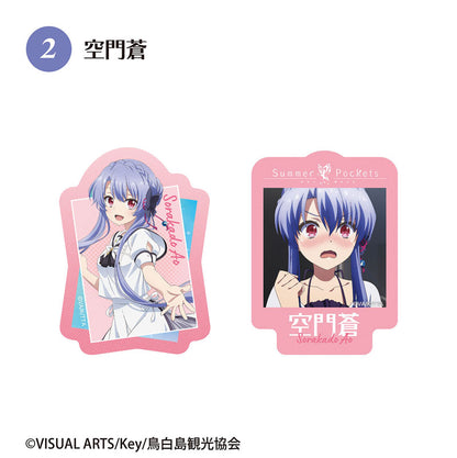 "Summer Pockets" W Diecut Clear Sticker 15 Pack Box (Candy Toy) - Image 3