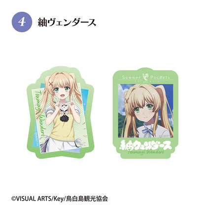 "Summer Pockets" W Diecut Clear Sticker 15 Pack Box (Candy Toy) - Image 5