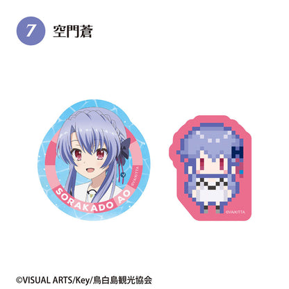 "Summer Pockets" W Diecut Clear Sticker 15 Pack Box (Candy Toy) - Image 8