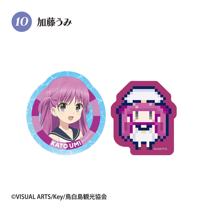 "Summer Pockets" W Diecut Clear Sticker 15 Pack Box (Candy Toy) - Image 11