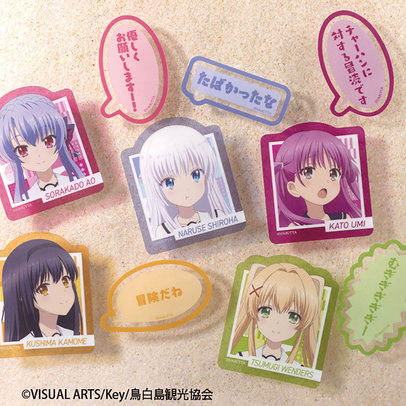 "Summer Pockets" W Diecut Clear Sticker 15 Pack Box (Candy Toy) - Image 19