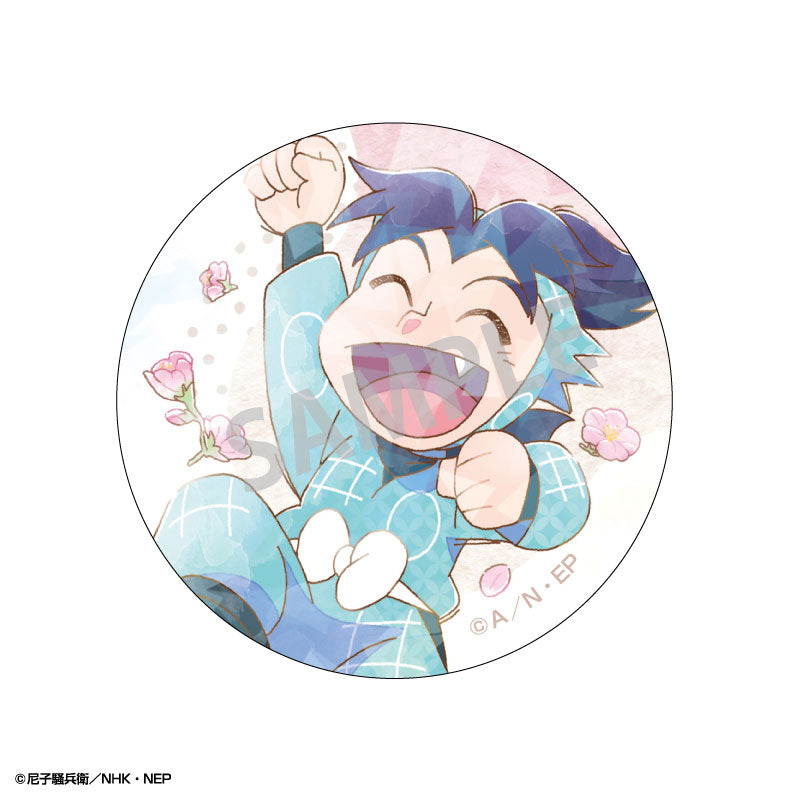 Nintama Rantaro Trading Hologram Tin Badge KamiAni TOUCH4 10Pack BOX - Image 3