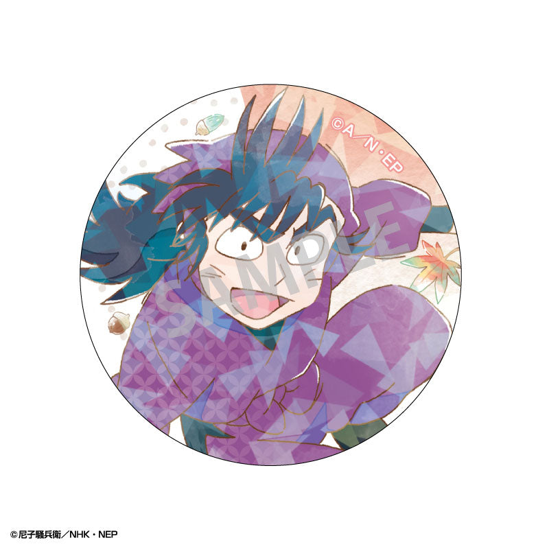 Nintama Rantaro Trading Hologram Tin Badge KamiAni TOUCH4 10Pack BOX - Image 9