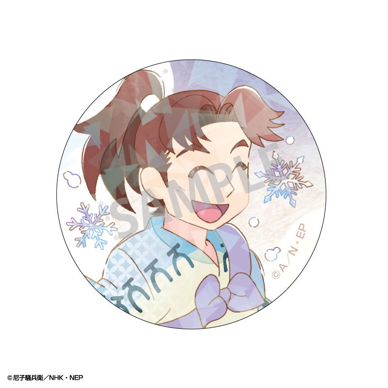 Nintama Rantaro Trading Hologram Tin Badge KamiAni TOUCH4 10Pack BOX - Image 11
