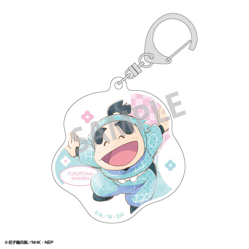 Nintama Rantaro Trading Acrylic Keychain KamiAni TOUCH4 10Pack BOX - Image 4