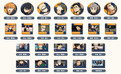 AreCore Puchi CAN Badge Movie Haikyuu!! The Dumpster Battle Vol.4 Karasuno High School (48 Pack) - Image 2