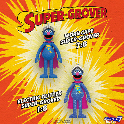 Re Action 3.75 Inch Action Figure Sesame Street Super Grover 4Pack BOX - Image 3