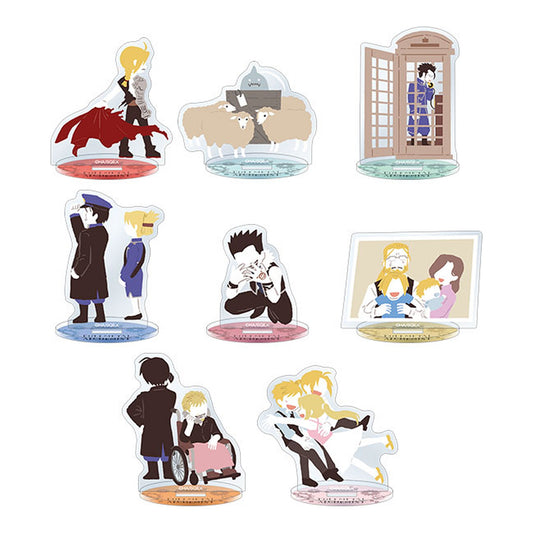 Fullmetal Alchemist Mini Acrylic Stand Collection Yuru Palette Vol.1 8Pack BOX - Image 1