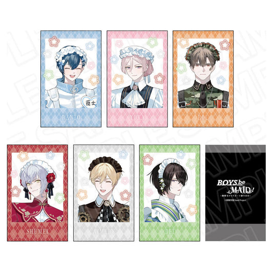 BOYS be MAID! -Onzoushi Maid Boy Bu no Hibi- Instant Photo Style Card Maid Outfit ver. Set - Image 1