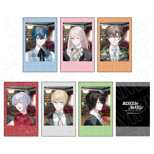 BOYS be MAID! Onzoushi Maid Boy Bu no Hibi- Instant Photo Style Card Uniform ver. 6 Item Set - Image 1
