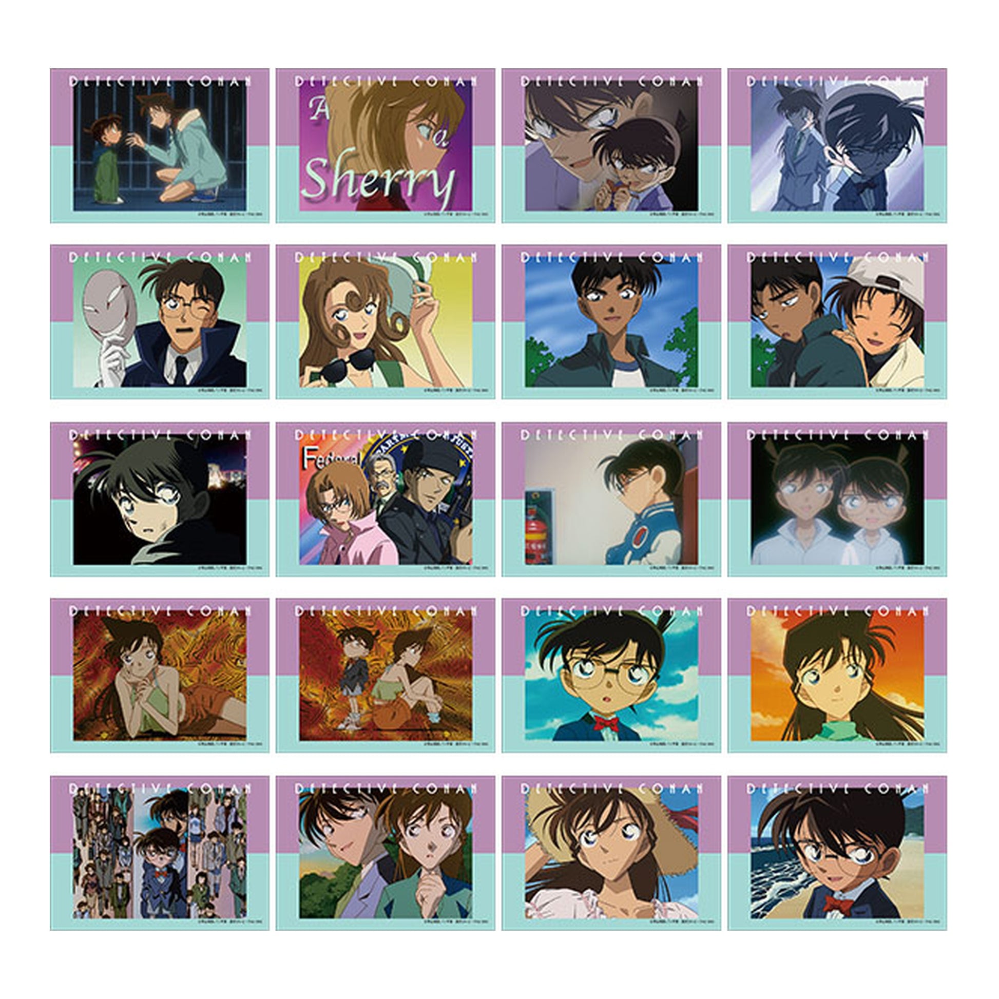 Detective Conan Memorial Bromide (Glossy Card) Collection vol.3 10Pack BOX - Image 1