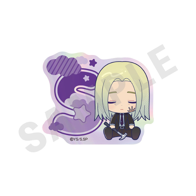 "SAKAMOTO DAYS" Mini Chara Good Night Series Trading Aurora Sticker 9Item Set - Image 6