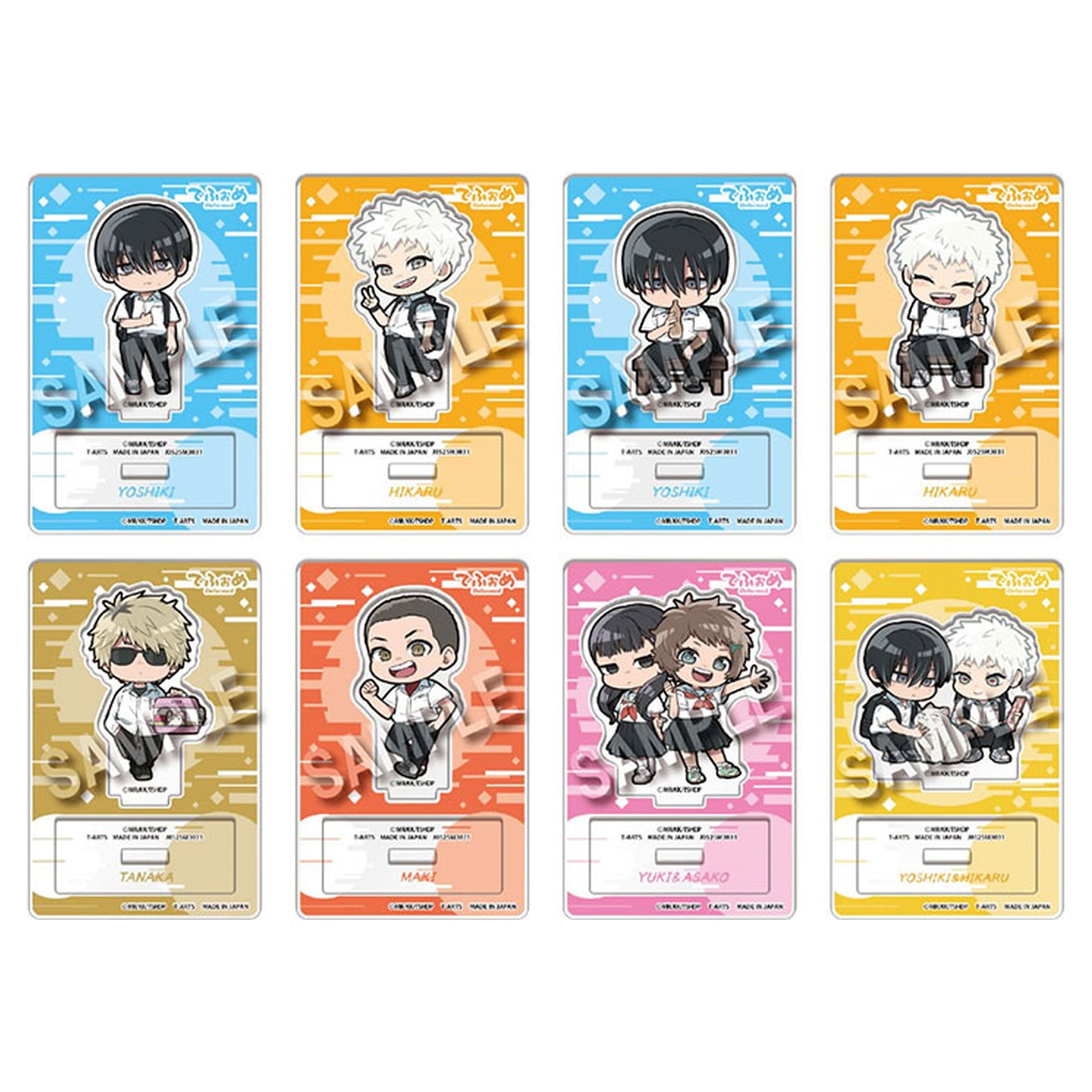 Deforme The Summer Hikaru Died Trading Acrylic Stand 8 Pack Box - Image 1