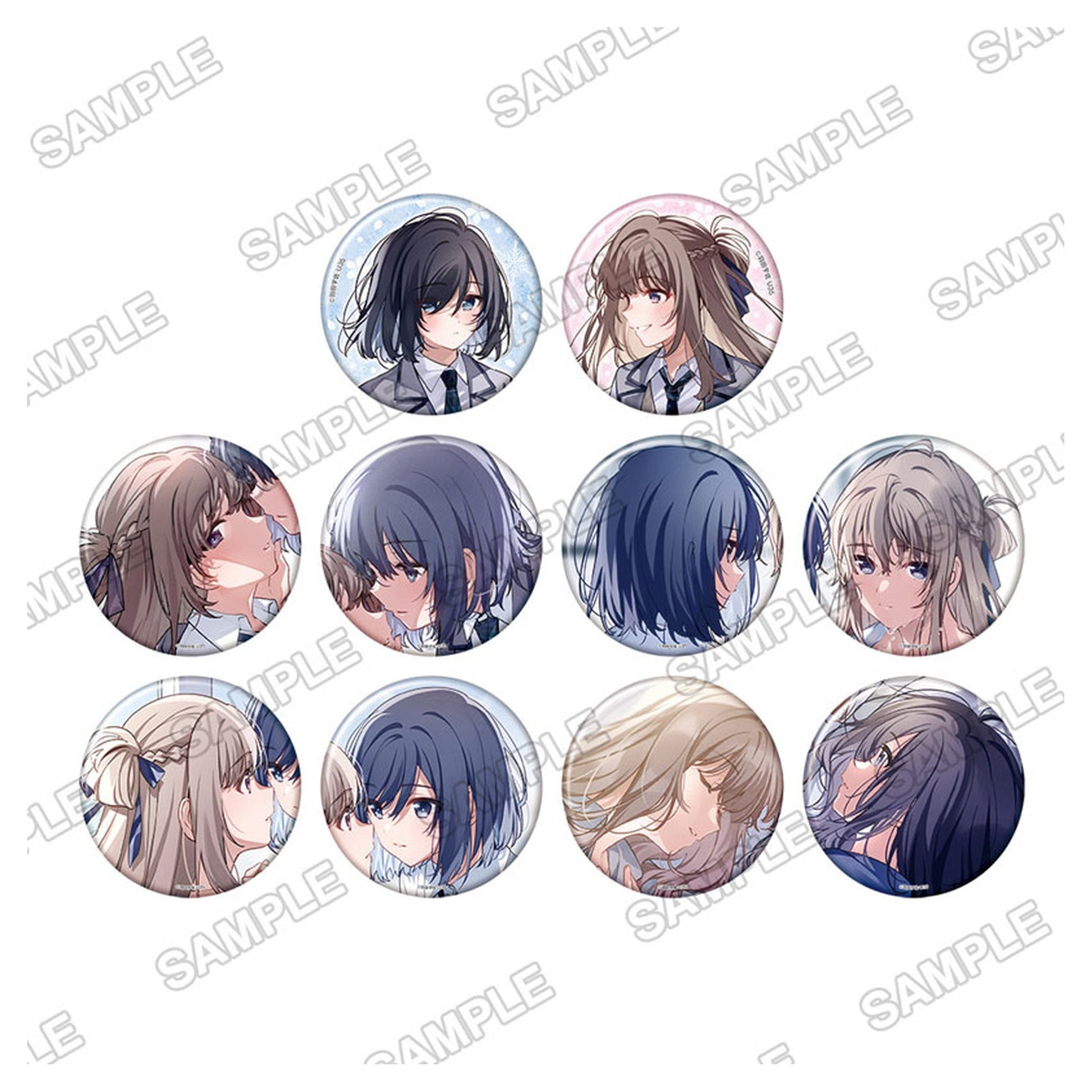 SHU NI ICHIDO CLASSMATE O KAU HANASHI - FUTARI NO JIKAN, IIWAKE NO GOSENEN - Tradable Tin Badge - Image 1