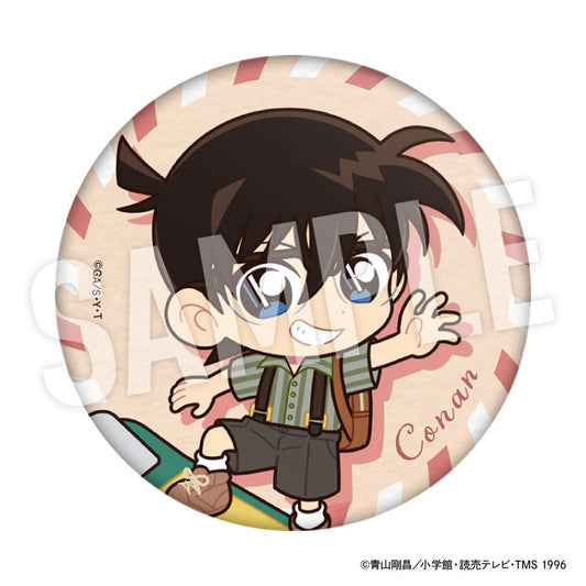 Detective Conan Chibi Trading Tin Badge 8 Pack Box - Image 2