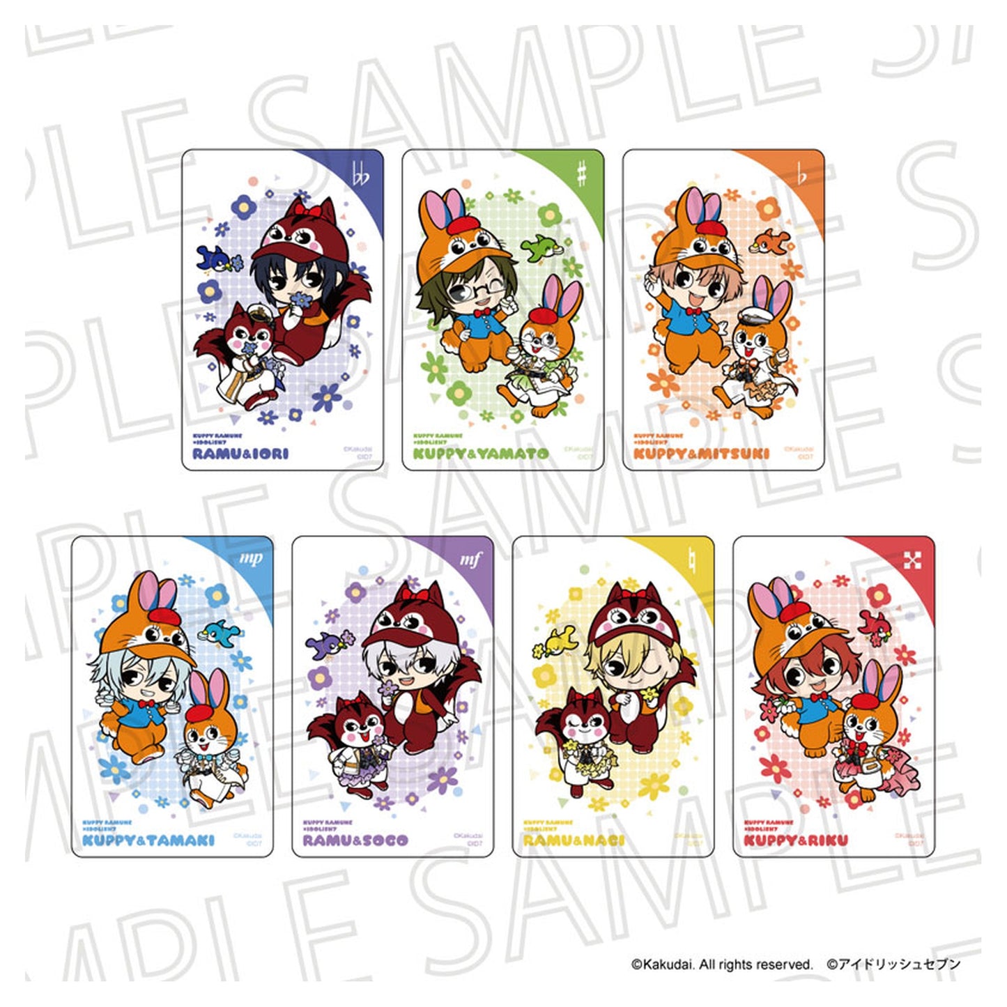 Kuppy Ramune x IDOLiSH7 Trading Clear Card 7Pack BOX - Image 1