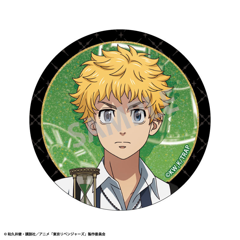 Tokyo Revengers Trading Glitter Tin Badge Monotone Coordinate x Watch 10Pack BOX - Image 2