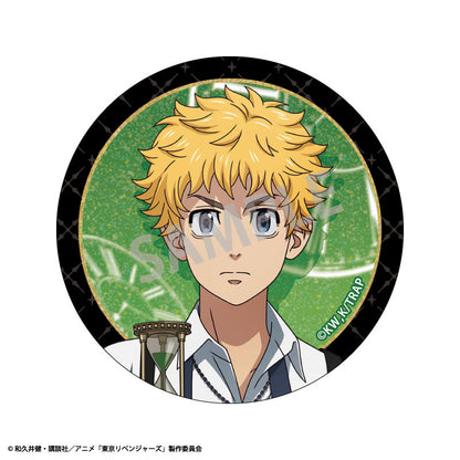 Tokyo Revengers Trading Glitter Tin Badge Monotone Coordinate x Watch 10Pack BOX - Image 2