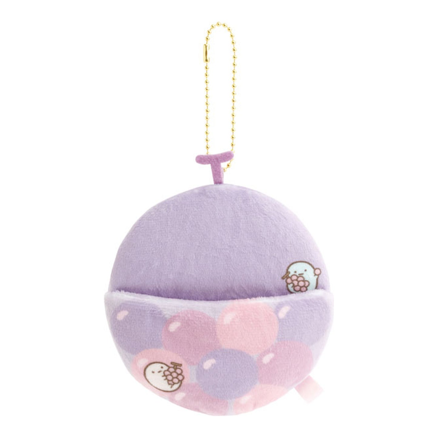 MV46001 Sumikko Gurashi Collection Fruit Parlor Tenori Plush Grape - Image 1